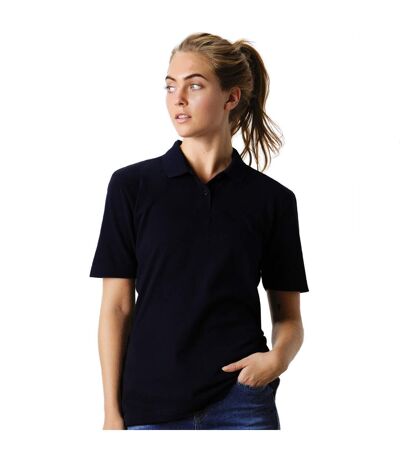 Kustom Kit Womens/Ladies Regular Fit Workforce Pique Polo Shirt (Black) - UTPC3393