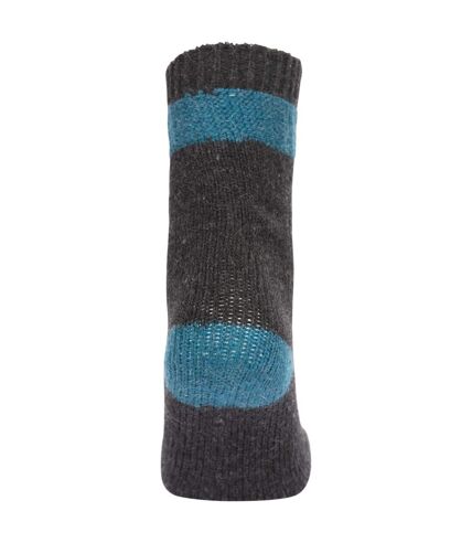 Chaussettes pour bottes agenta adulte noir / bleu vif / figue Trespass