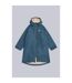 Mens Hazey Waterproof Recycled Beach Parka Blue Animal-1
