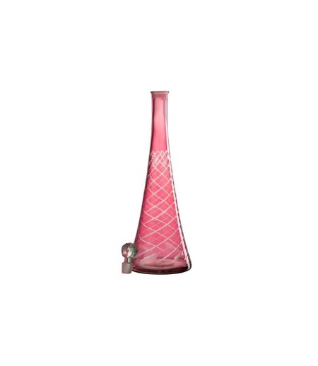 Carafe en Verre Tiges Anastasia 42cm Rouge