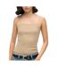 Débardeur marron clair femme superdry fine - l-1