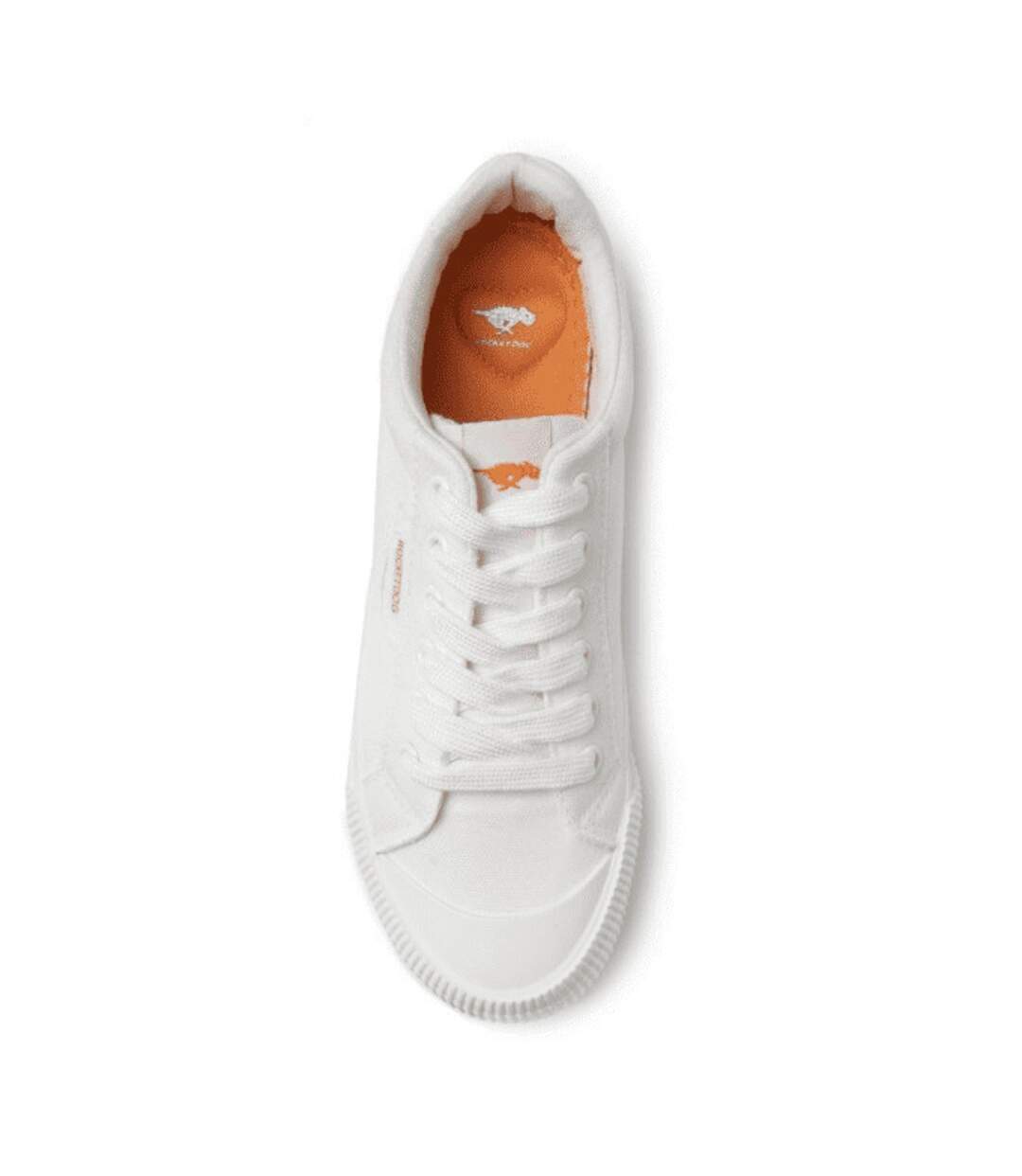 Womens/ladies Cheery Trainers White Rocket Dog-4