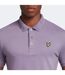 Polo Uni Homme Violet Clair Lyle & Scott-4
