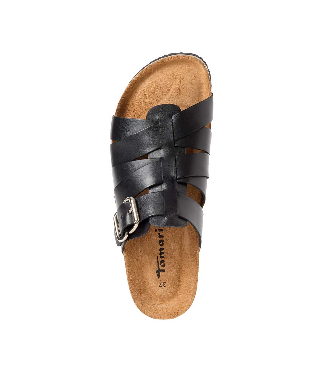 Sandales Plates Cuir Tamaris-3