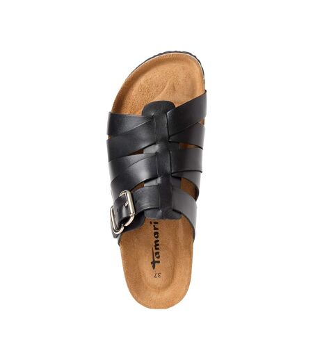 Sandales Plates Cuir Tamaris