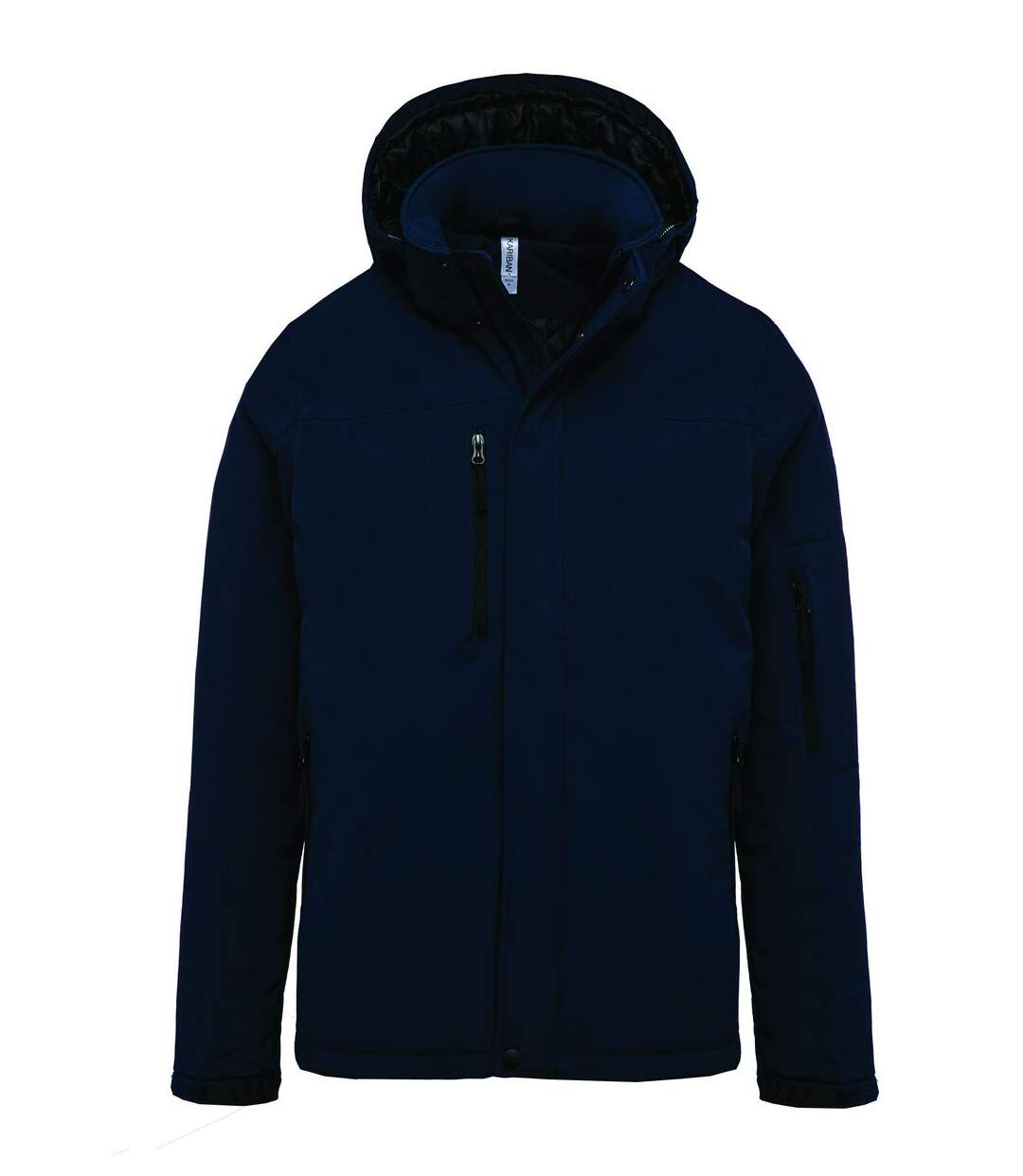 Parka softshell matelassée à capuche - K650 - homme - bleu marine