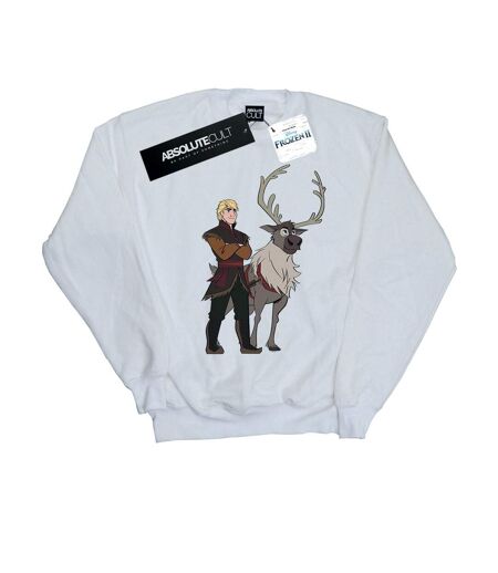 Disney - Sweat FROZEN SVEN AND KRISTOFF - Femme (Blanc) - UTBI18801