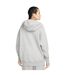 Womens/ladies Phoenix Fleece Oversized Sport Full Zip Hoodie Grey Marl Marl Nike-2
