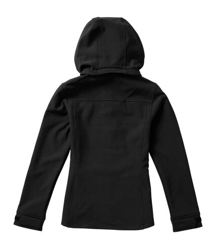 Elevate Womens/Ladies Langley Softshell Jacket (Solid Black)