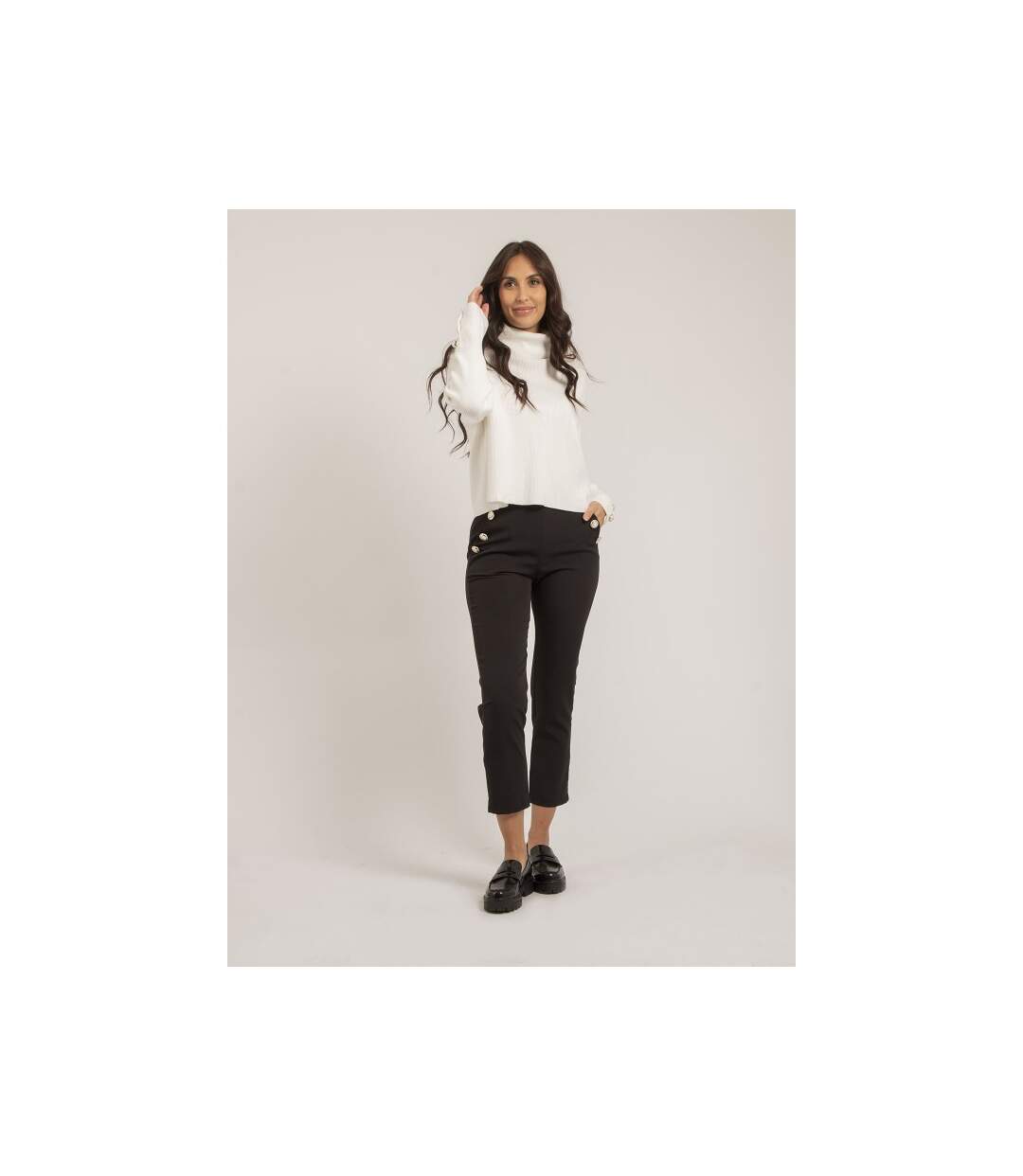 Pull col roulé KADY - Dona X Lisa-4