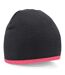 Beechfield - Bonnet - Unisexe (Noir/rose) - UTRW209