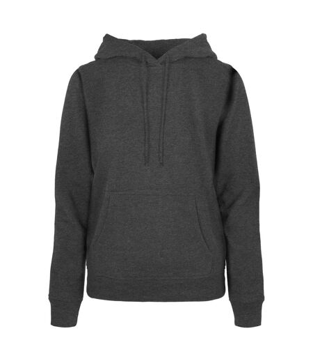 Sweat À Capuche Basic Femme Anthracite Build Your Brand