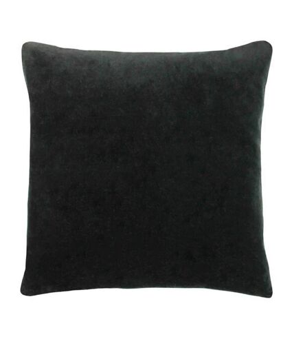 Furn Solo Velvet Square Throw Pillow Cover (Black) (One Size)