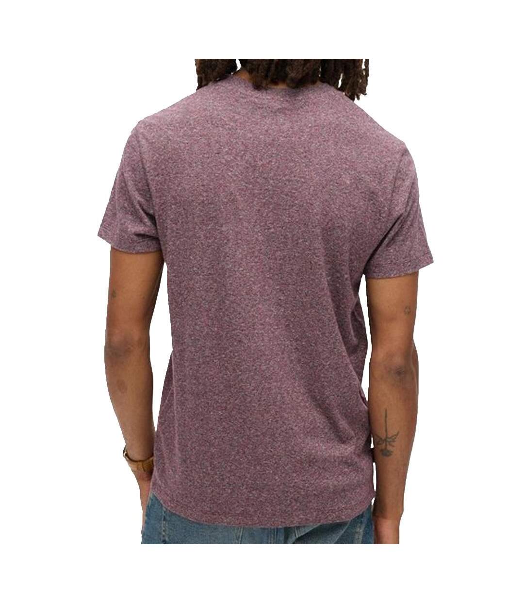 T-shirt bordeaux homme superdry vintage logo m1011245a - xxl-2