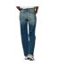Jean droit bleu femme kaporal bekki-2