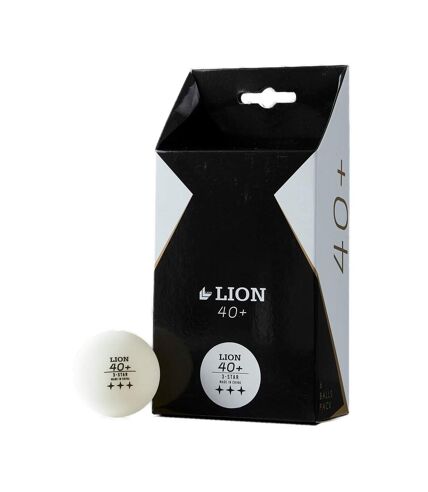 Lion Table Tennis Balls (Pack of 12) (White) (One Size)