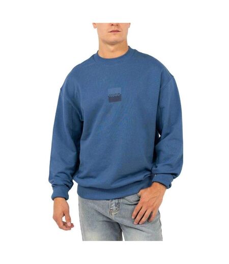 Sweat Motif/style Logo Homme Bleu Moyen Hugo