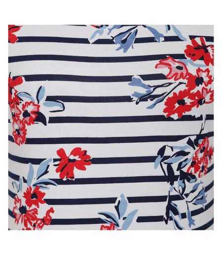 Robe T-shirt Motif/style Prairie Femme Rouge Lazy Jacks