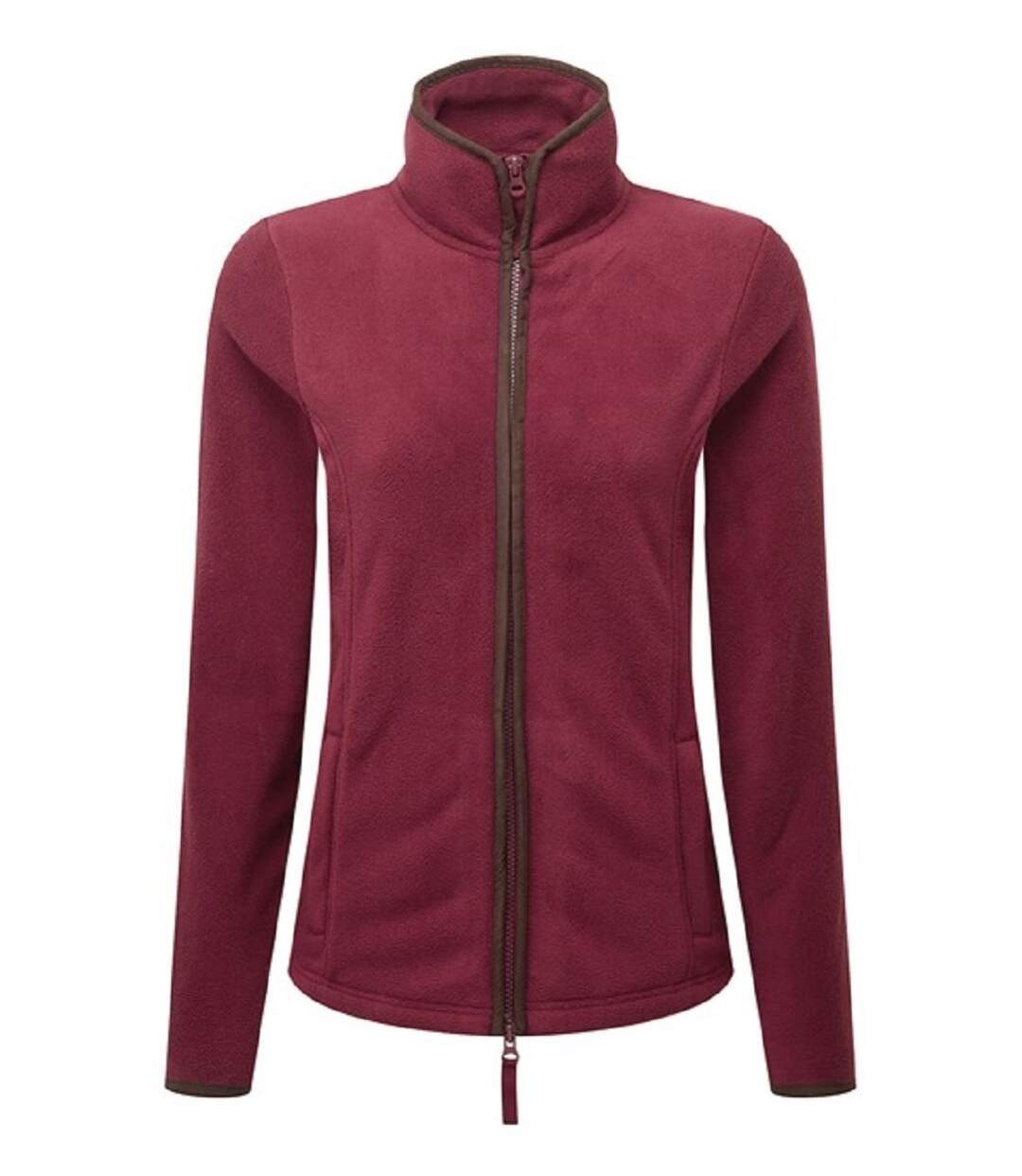 Veste polaire manches longues - Femme - PR824 - rouge bordeaux