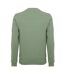 Mens Embroidered Logo Fleece Crew Neck Sweatshirt Thyme Green Lacoste-3