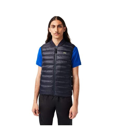 Veste Sans Manches Motif/style Logo Homme Bleu Marine Lacoste