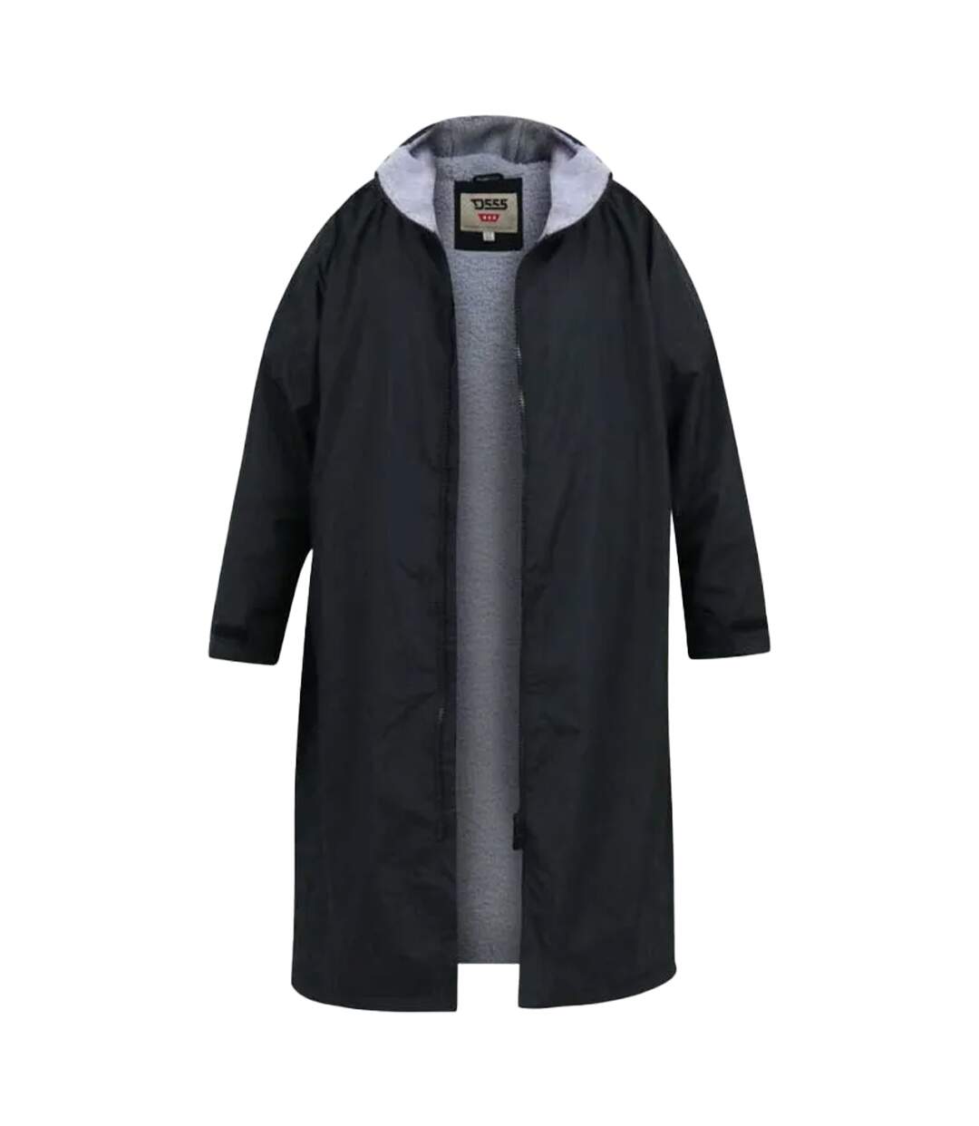 Mens Webber D555 Sherpa Lined Changing Robe Black Duke-2