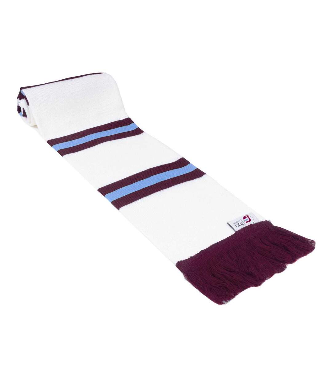 Unisex Adult Aston Villa Retro Bar Scarf One Size White Fan Originals-1
