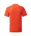 Fruit of the Loom Mens Iconic T-Shirt (Flame)
