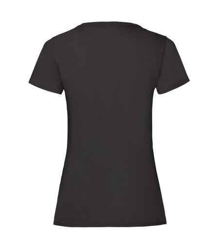 Fruit of the Loom Womens/Ladies Lady Fit T-Shirt (Black)
