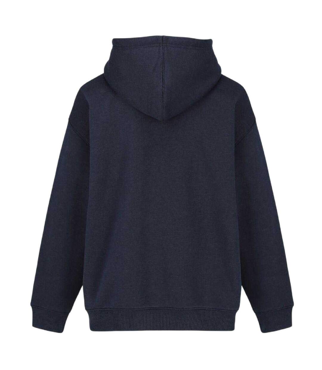 Sweat À Capuche Motif/style Logo Femme Bleu Marine Slazenger-2