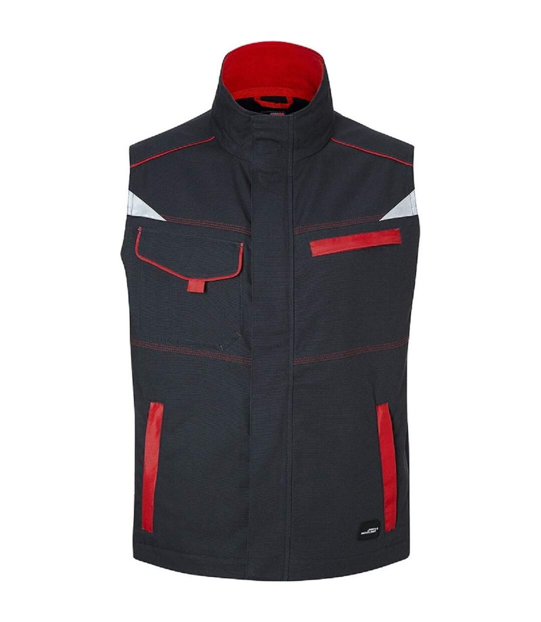 Veste gilet de travail sans manches - JN850 - gris carbone-1