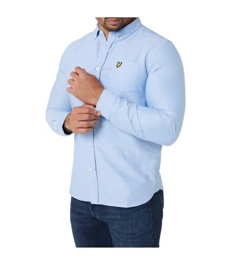 Mens Embroidered Logo Oxford Shirt Riviera Lyle & Scott