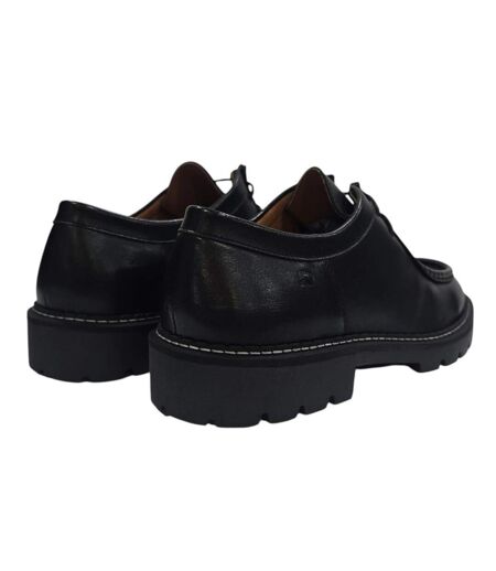 Mens Full Grain Leather Derby Shoes Black Nicholas Deakins