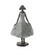Statuette Fille en Résine Ciel 38cm Gris-1