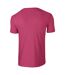 Gildan Mens Short Sleeve Soft-Style T-Shirt (Heliconia) - UTBC484