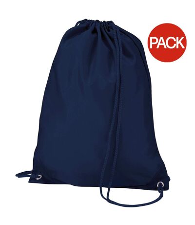 Lot De 2  7 Litres Taille Unique Bleu Marine Sac De Gym Quadra