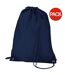 Lot De 2  7 Litres Taille Unique Bleu Marine Sac De Gym Quadra-1