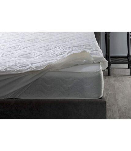 Belledorm Hotel Suite Quilted Mattress Protector (White) (Full) - UTBM445