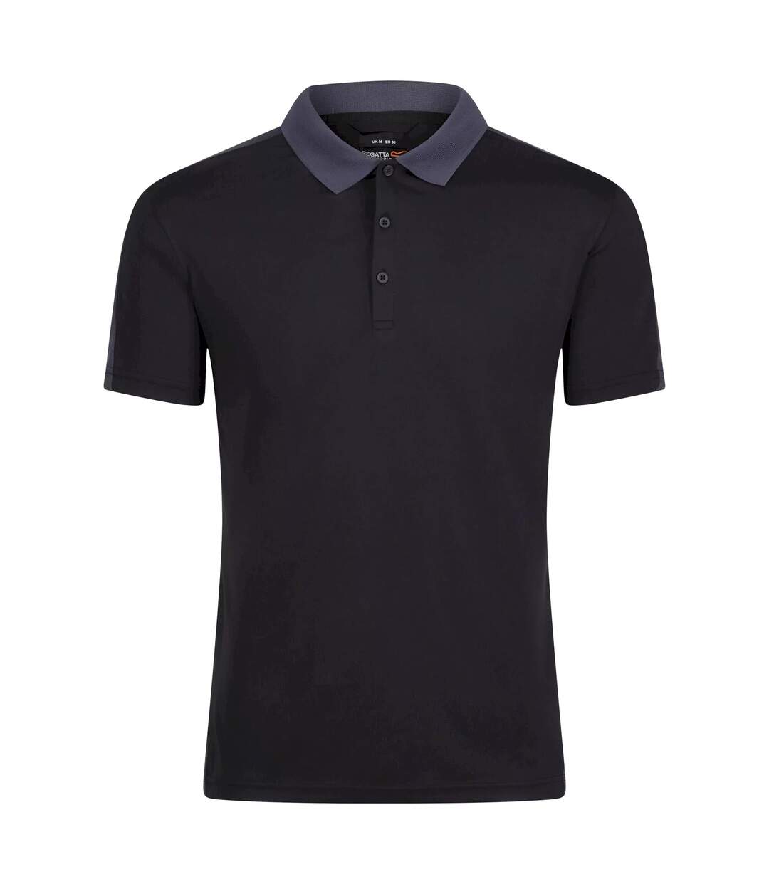 Regatta - Polo de sport CONTRAST - Homme (Noir / gris) - UTPC3304