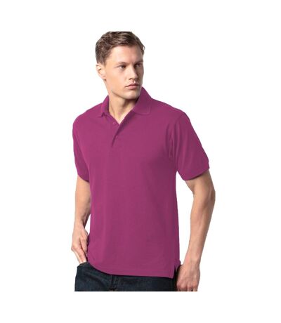 Polo À Manches Courtes Homme Magenta Kustom Kit