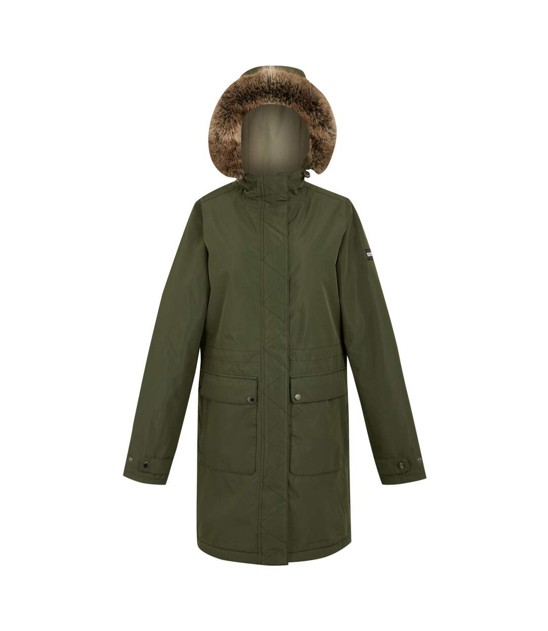 Womens/ladies sabinka ii parka dark khaki Regatta-1