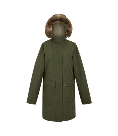 Parka sabinka femme kaki foncé Regatta