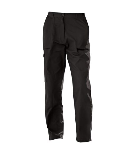 Regatta Womens/Ladies New Action Water Repellent Pants/Bottoms (Black)