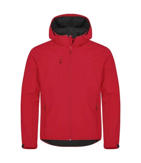 Veste Softshell Classic Homme Rouge Clique