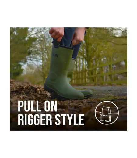 Fleece Lined Wellingtons Multi Colour Scan