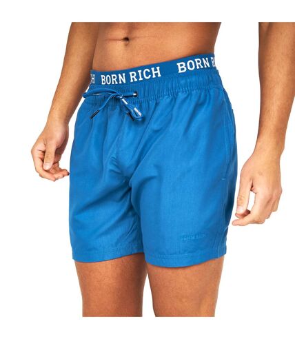 Born Rich Mens Zlatan Swim Shorts (Mazarine Blue) - UTBG119
