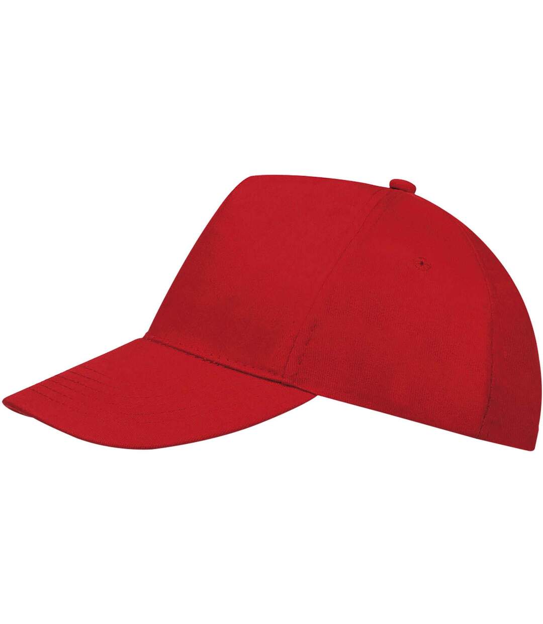 Casquette de baseball buzz unisexe rouge SOLS-3