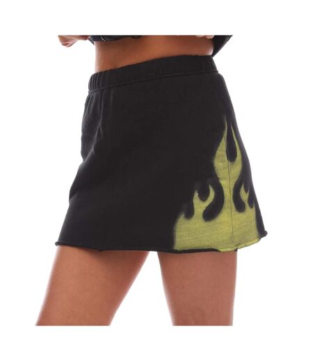 Jupe Law Flames Femme Noir Jaune Heron Preston