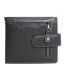 Eastern Counties Leather Bi-Fold Wallet With Zip Detail (Black) (One size) - UTEL297