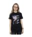 Disney Womens/Ladies Frozen Ice Kingdom Silhouette Cotton Boyfriend T-Shirt (Noir) - UTBI24886-2